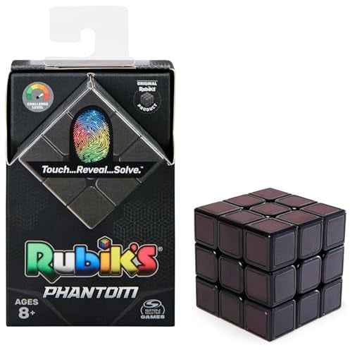 Rubik's Cubo Phantom 3x3 Originale - Antistress e Rompicapo per Adulti e Bambini Con Tecnologia Termocromatica