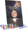 Rubye® Malen nach Zahlen Erwachsene und Kinder [40 cm x 50 cm] - DIY Ölgemälde Leinwand Set - Inklusive Pinsel, Staffelei und Farben - Full Mond [Ohne Rahmen]