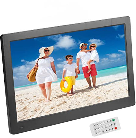 Intelligenter Digitaler 15,6-Zoll-Fotorahmen, 1920 X 1080p HD-Fotorahmen, IPS-Unterstützung, Uhr, Kalender, Alarm, Timer-Schalter, Vorschaufunktion, Kann in die 32G-Speicherkarte Eingesetzt(UNS)