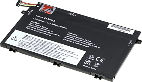 T6 Power battery for Lenovo Laptop, Teilenummer L17M3P52, Li-Poly, 4050 mAh (45 Wh), 11,1 V