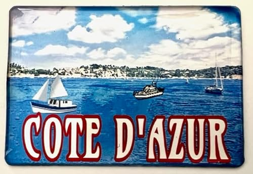 Cote D'Azur Magnet Cote D'Azur Souvenir Cote D'Azur Frankreich Frankreich Souvenir-Kühlschrankmagnet Cote D'Azur Fridge Magnet