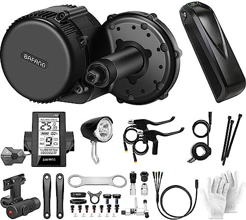 Bafang Mittelmotor 250w 36V mit Akku BBS01B G340 ebike Umbausatz C965 Display, 36V 19.2AH Akku Und Batterieladeger盲t
