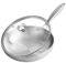 Vegoran Triply Professional Grade Fry Pan,Stainless Steel Skillet Frying Pan, Saute Pan with Lid (10 frying pan w/lid)