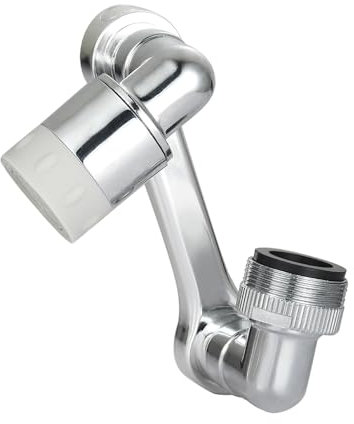 1080° schwenkbarer Wasserhahn-Verlängerungs-Luftsprudler, Universal-Spritzfilter, Wasserhahn-Drehhahnaufsatz mit 2 Wasserauslassmodi für Küche und Badezimmer
