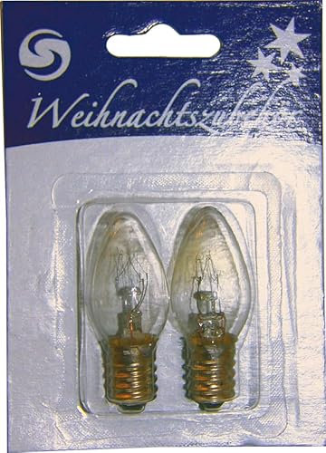 FADEDA 2X Ersatzbirnen für Holzlaterne/Höhe: 13cm/handbemalt/detailgetreue Krippen Figuren - Weihnachten Tisch Dekoration Krippe Zubehör