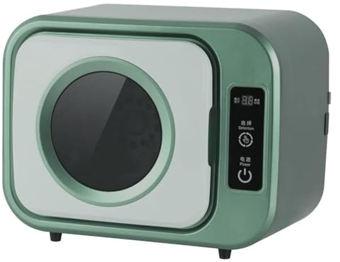 Petite machine de séchage à tambour murale, mini sèche-linge électrique portable, sèche-linge compact à chargement frontal, capacité de séchage des vêtements : 1 kg, pour appartement, maison, dortoir