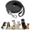 EOUIAV Correa Perros Larga, 10M Correa para Perros Adiestramiento, Cuerda para Perros, Correa Resistente Fuerte para Mascota Camping Paseo Entrenamiento Negro