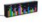 YUANGANG Musikspektrum-Uhr LED digital Musik Audio Spektrum Analysator, Fluoreszierendes Display Musikspektrum Audioanzeige Rhythmus Analyzer für Schlafzimmer Zuhause, Schwarz