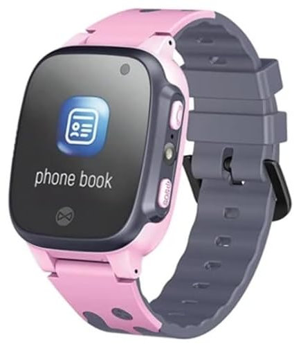 Vertente Oportuna Smartwatch Infantil 2G Sim Card Kids Smartwatch SOS gsm GPS LBS Tracker Waterproof Rosa