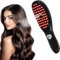Elektrische Kopfhaut Massagebürste, Kabelloser Sprühmassagekamm mit Rot- & Blaulicht mit 3 Modi, Scalp Massager, Massagekamm Ideal für Haarpflege und Entspannung