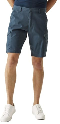 Regatta Ruwan Herren-Shorts, Baumwolle, Midnight, Bundweite: 107 cm