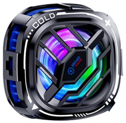 YEHEI X76Pro Cell Phone Cooler, Phone Cooler Fan with Semi Conductor Cooling Chip,RGB Phone Cooling Fan Mobile Phone Cooler