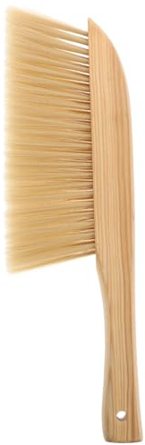 TOPPERFUN Handle Bed Brush with Flexible Bristles Dusting Cleaning Duster for Sofa Furniture Upholstery Versatile Household Handheld Brush for Debris Removal