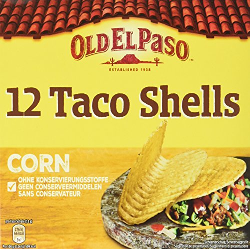 Old El Paso Taco Shells Corn, 4er Pack (4 x 156 g)
