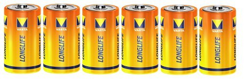 Varta Longlife 1.5 V Zinc Charcoal Baby Batteries Pack of 6