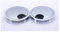 2tlg Edelstahl matt Optik Silber Kabeldurchlass Kabeldose Kabelführung (60mm)