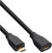 InLine Micro USB Extension Cable - USB 2.0 Micro-B Male to Female black black 3