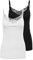 Only Femme Onlkira Lace Singlet 2 Pack D bardeur, Noir (Black), XL EU