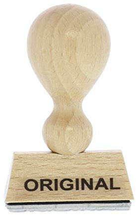 Holzstempel ORIGINAL (40x10 mm - 1 Zeile)