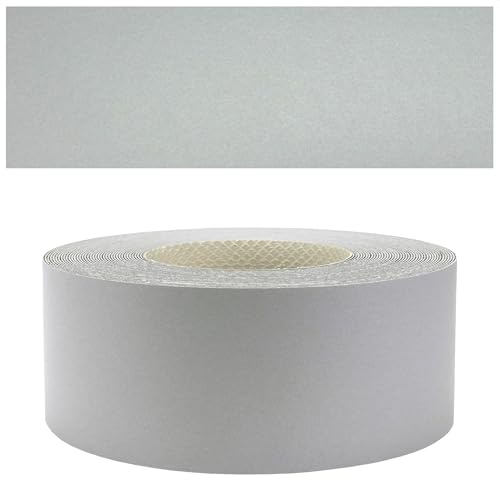 Mprofi MT® - Moldura Adhesiva y Melamina Cinta de Canto Aluminio | 45mm x 10m | Protector Bordes para Estanterías, Muebles y Paneles | Canto Termoadhesivo Duradero | Espesor 0,50mm
