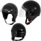 A-Pro Motorradhelm Motorrad Roller Jet Helm Demi Mit Viser Schwarz M