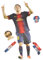 alles-meine.de GmbH XL Set: Wandtattoo/Sticker - Lionel Leo Messi - Fußballer - Postersticker - Wandsticker/Aufkleber - Poster Fußball - FC Barcelona - Nationalmannschaft..