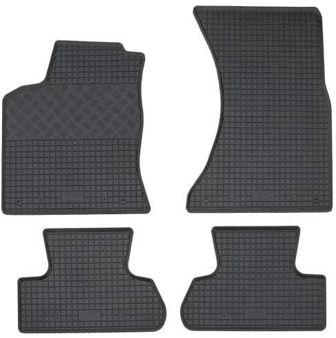 AD Tuning Gummifußmatten Set 4-teilig für Audi Q5 8R (11/2008-12/2016) | Passgenau, Allwetter-Automatten, wasserdicht, rutschfest, pflegeleicht, robust, langlebig