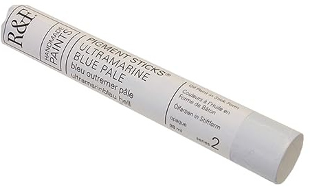 R & F : Pigment Stick (Oil Paint Bar) : 38ml : Ultramarine Blue Pale II (212M)