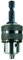 KRINO 2800920 MANDRINO con Chiave Attacco 1/4 Q.C. e capacità 1÷10mm, Acciaio