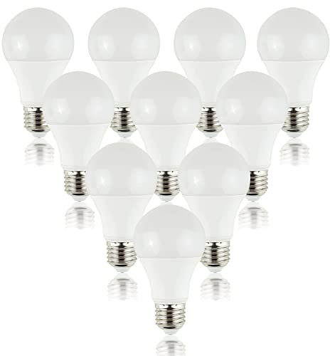 MiniSun | Pack of 10 High Power 10w LED ES E27 SMD GLS Energy Saving Long Life Bulbs [3000K Warm White] | Bulbs & Home Improvements Essential