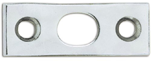Türkantriegel-Schliessblech, 40 x 15 x 2 mm, Edelstahl