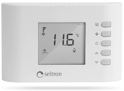 Seitron termostato per ventilconvettori fan-coil TFZ01M