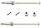 Hosim RC Auto Metall Front CVD Antriebswelle Set Zubehör Ersatzteile 30-WJ02 für 9130 9138 9137 9135 RC Auto (2 Stück)