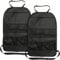 iGadgitz U6849 Universal Car Seat Organiser Pockets Kick Mats Back Seat Travel Storage Stain Protector – Black, 2 Pieces