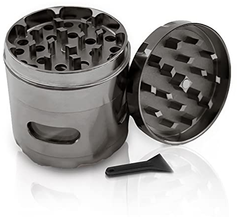 KOOLPUG Moulin à épices manuel, Moulin à herbes, Moulin à épices de cuisine, Moulin fines herbes, Moulin à herbes séchées pour cuisine maison, 2,2 pouces