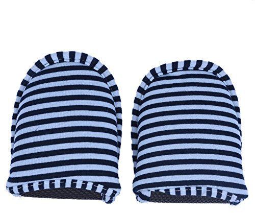 Pantofole da viaggio, pantofole pieghevoli per uso esterno, pantofole usa e getta, ispessimento antiscivolo(Uomo-strisce blu)