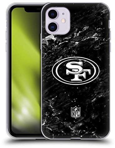 Head Case Designs Offizielle NFL Marmor San Francisco 49ers Artwork Gel Handyhülle Hülle [Militärischer Schutzgrad] Kompatibel mit Apple iPhone 11