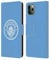 Head Case Designs Officially Licensed Manchester City Man City FC Blue White Mono Badge Leather Wallet Case Compatible With Apple iPhone 11 Pro Max