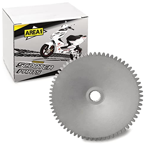 Area1 Ersatz Keilriemenscheibe kompatibel mit 50ccm 2Takt TPH Zip NRG mc2 mc3 Power Liberty Free, Runner, ET2 LX LXV S Primavera SR 50R Scarabeo Sportcity Motard GP1