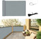 SUNNY GUARD Balkon Sichtschutz 90x400cm HDPE Balkonverkleidung Balkonabdeckung Balkonumspannungen,Sonnenschutz und Atmungsaktivität,Geeignet für Balkon,Garten,Terrasse,mit Kabelbinder,Hellgrau