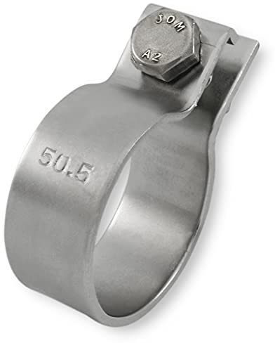 DIN Schelle Edelstahl Massive Klemme Rohrschellen von 30,2-124,5 mm (50,5mm - 2,00)