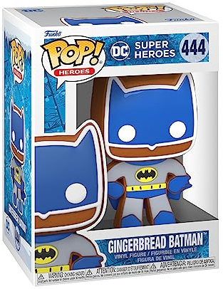 Funko POP! Heroes: DC Holiday - Batman - Gingerbread - DC Comics - Collectable Vinyl Figure - Gift Idea - Official Merchandise - Toys for Kids & Adults - Comic Books Fans