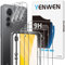 Yenwen Vetro Temperato Compatibile con Xiaomi Mi 12 Lite 5G, 3 Pezzi Vetro Temperato Pellicola Protettiva + 3 Pezzi Pellicola Fotocamera, Antigraffio, Durezza 9H, Senza Bolle