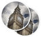 Vinyl-Aufkleber, rund, 10 cm, Big Ben Clock London England für Laptops, Tablets, Gepäck, Scrapbooking, Kühlschränke #52633