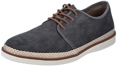 Rieker Herren Schnürhalbschuh in grau