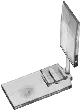 Estika Klebeplatten für Plissee Innenrahmen, Transparent, 4 Stück, Montage zum kleben, Plissee Halterung zum Kleben, Klebeträger für Plissee zum Kleben