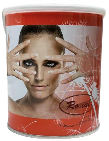 Ro.ial Cire dépilatoire, cire chaude et cire en boîte avec goji pour peaux sensibles 800 ml Fabriqué en Italie