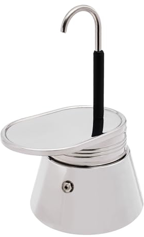 NIGORIY Kaffee French Press Kaffeebereiter, Edelstahl Kaffeemaschine 200ml, Kaffeepresse mit Filter-Sieb, Kaffeekanne, Cafetière, Kaffeezubereiter (200ml)