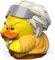 TUBBZ NS4798 Boxed Edition Collectible Vinyl Rubber Duck Figure, Doc Brown 2015