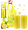 Dergik Lot de 96 grands sacs jetables pour couches pour adultes (45,7 x 58,4 cm), parfum citron, élimination discrète des déchets pour personnes âgées, sacs poubelle pour bébé Dipaer, sacs poubelle